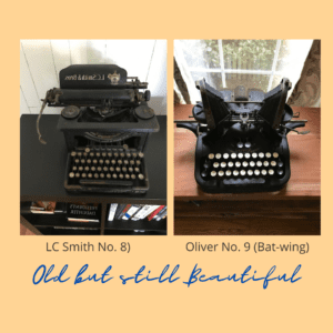 LC Smith No. 8 and Oliver No. 9 (Bat-wing) Typewriters