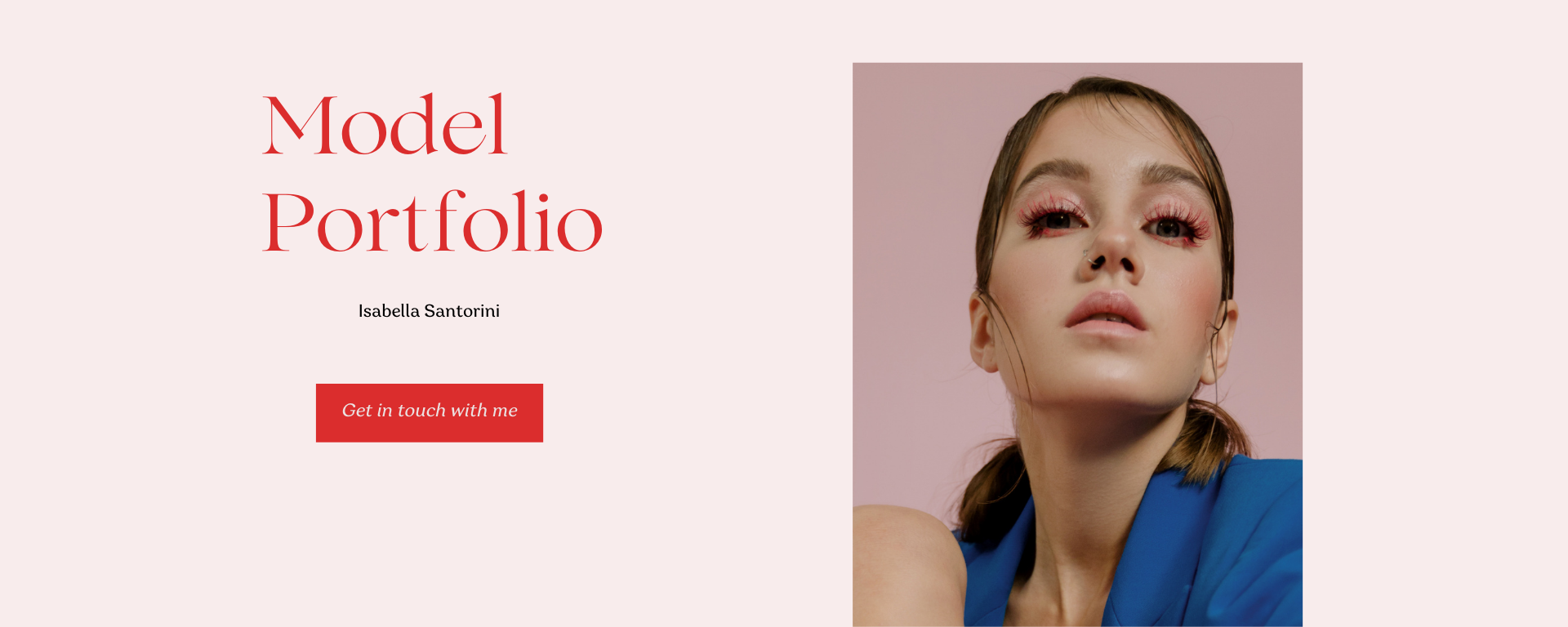 Model Portfolio Website