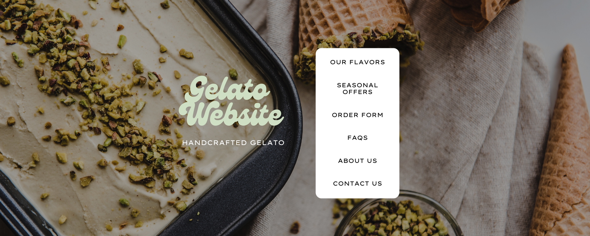 Food Gelato Website
