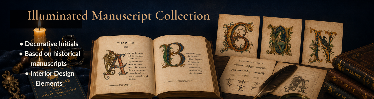 7 Illuminated Manuscript Collection