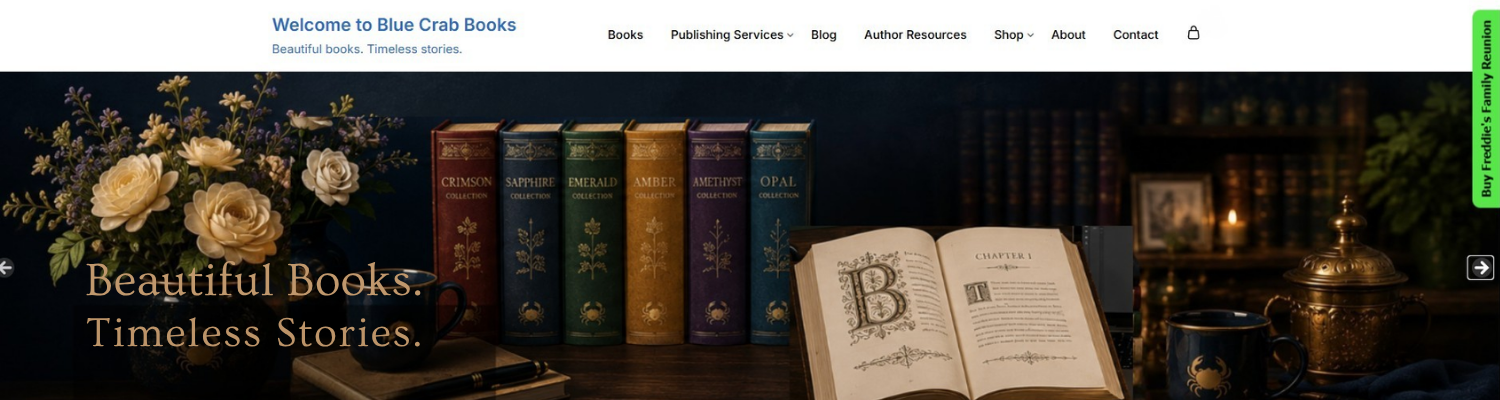 Blue Crab Books Website